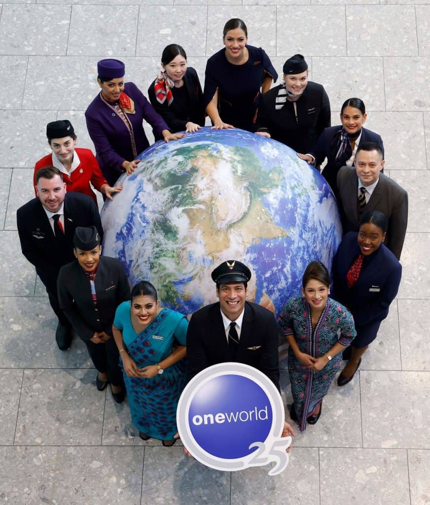 oneworld reaches a 25-year milestone, having flown nearly nine billion customers since 1999