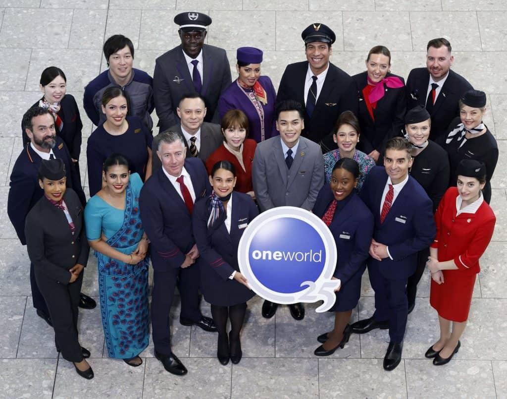 oneworld reaches a 25-year milestone, having flown nearly nine billion customers since 1999