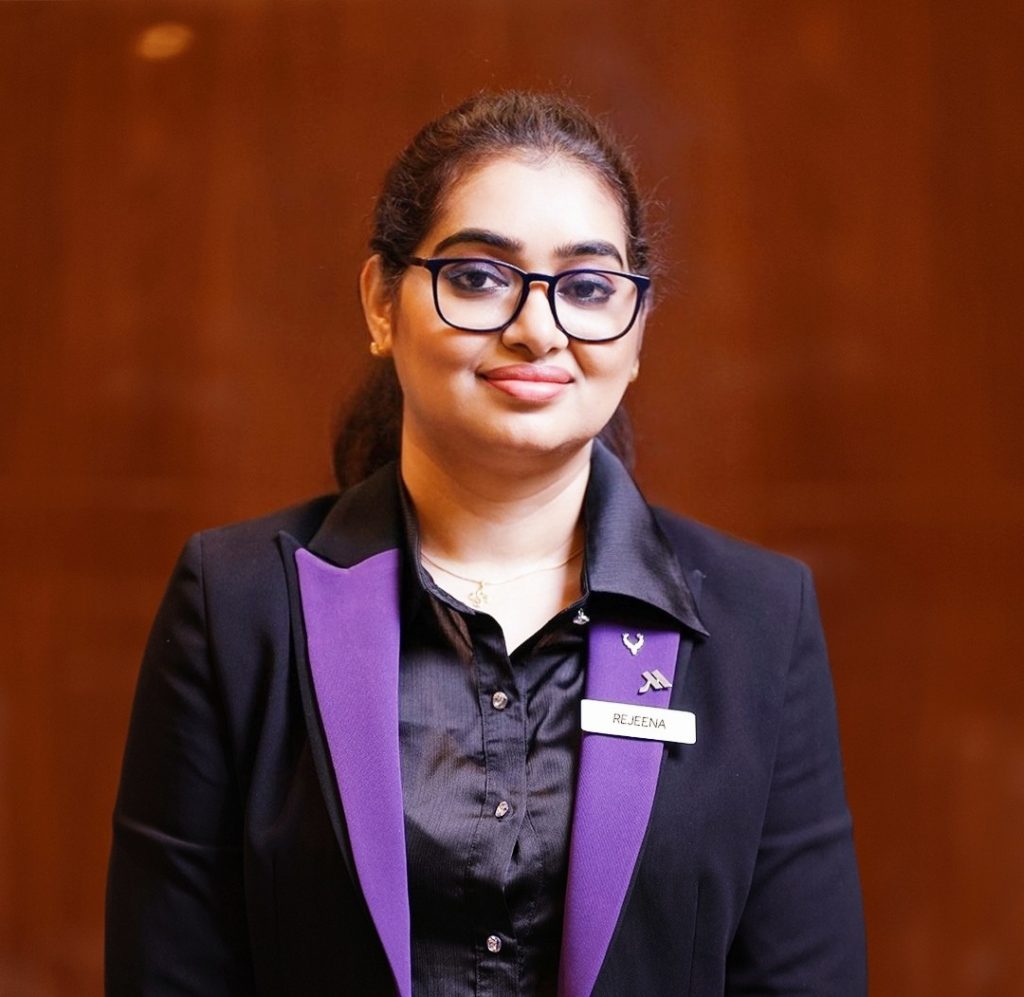 Rejeena Pareekutty, Executive Housekeeper, Kochi Marriott Hotel