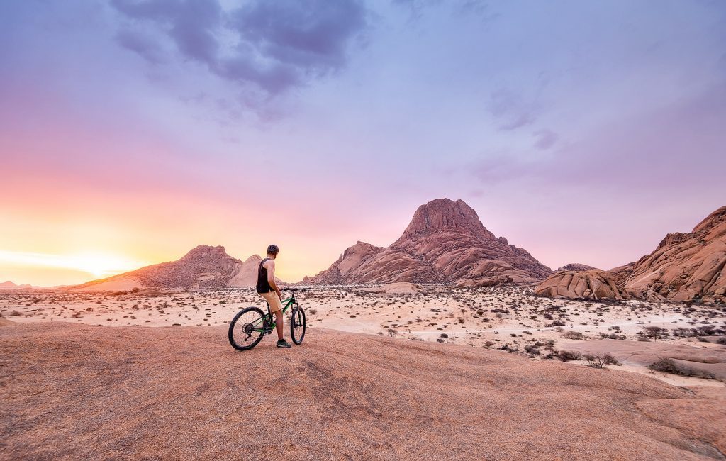 Mountain Biking, Namibia Desert-Africa