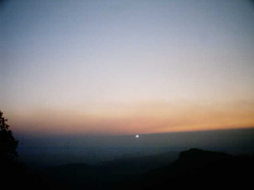 Sunset at Dhoopgarh, Pachmarhi- Madhya Pradesh