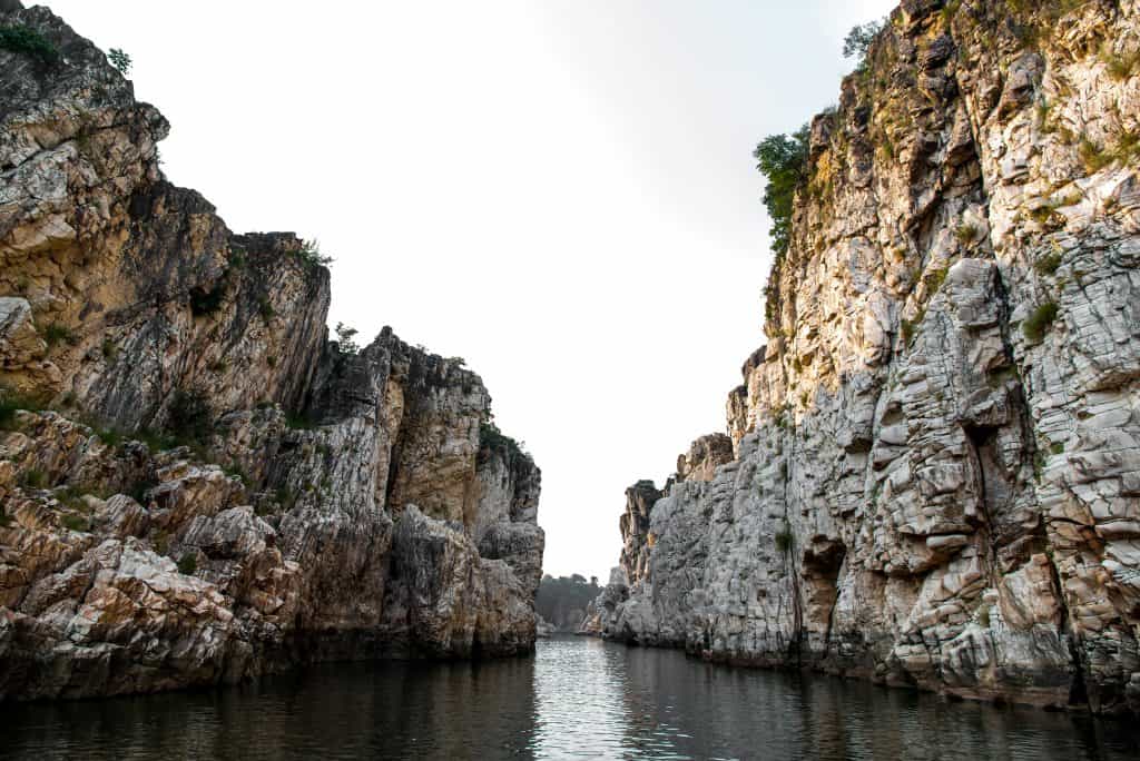 Marble Rocks at Bhedaghat- Madhya Pradesh