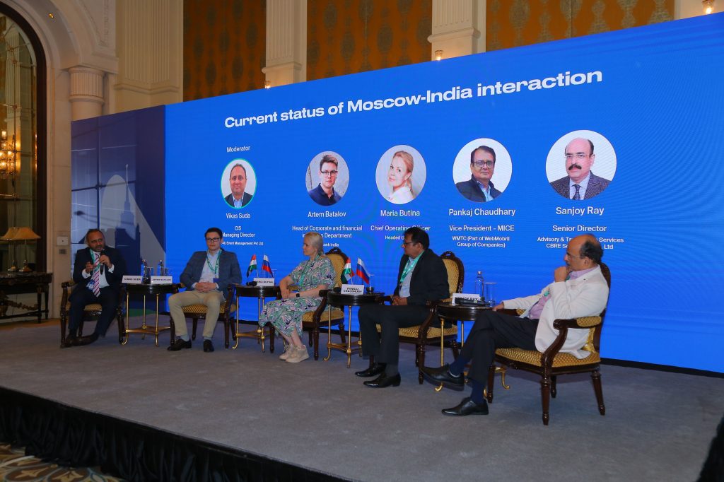 The Moscow City Tourism Committee conference for the key stakeholders from Indian MICE market