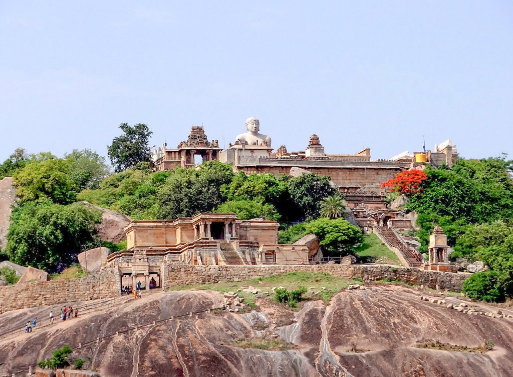 Shravanabelagola is one of the most important pilgrimage sites of Jainism. 