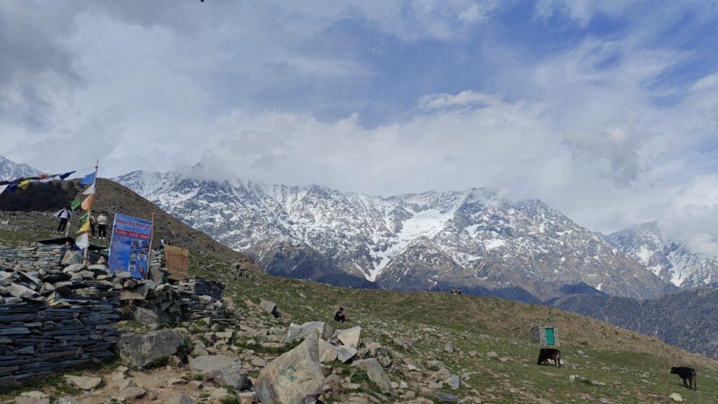 An evening at Triund Base Camp by Deepak Dwivedi