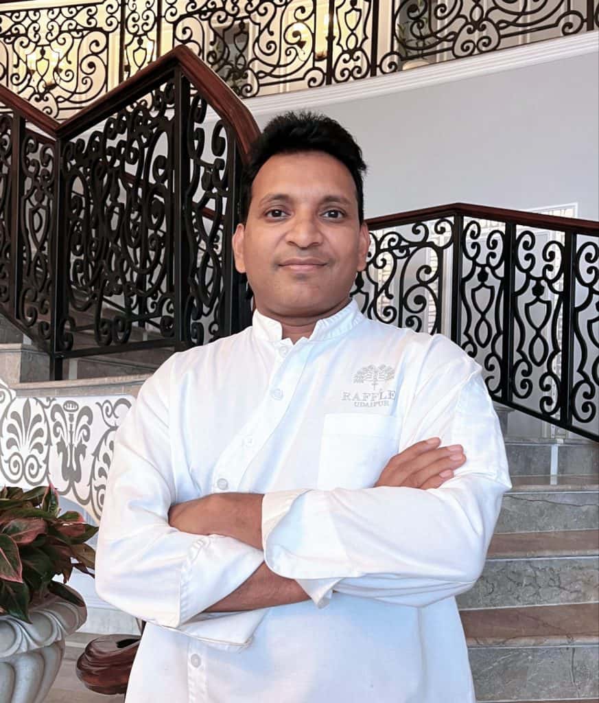 Chef Praveen Kumar Reddy Bonthu, Executive Sous Chef, Raffles Udaipur