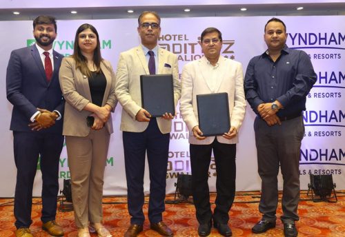 Signing of Wyndham Garden hotel in Gwalior, Madhya Pradesh