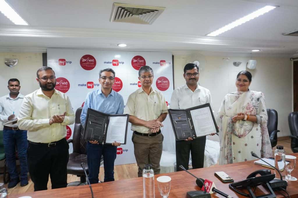 MoU signed between UP Tourism and MakeMyTrip 1 MoU signed between UP Tourism and MakeMyTrip