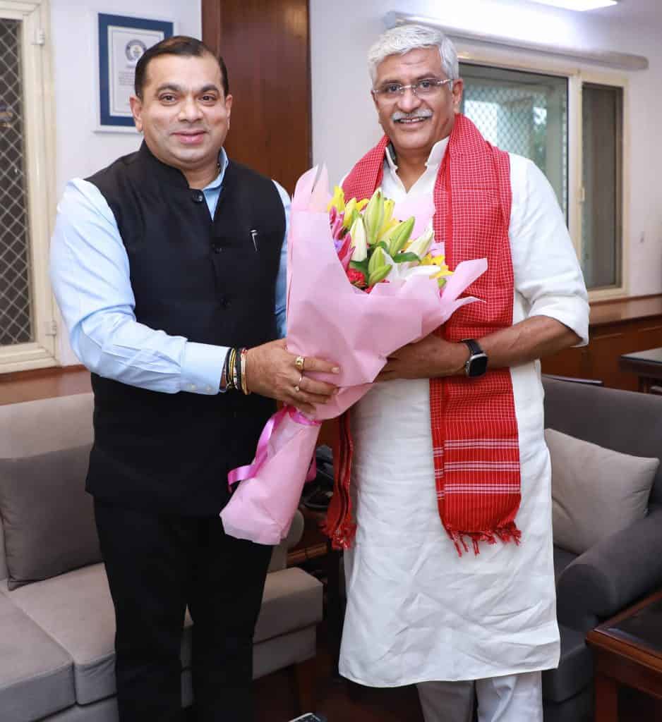 Minister Khaunte Advocates Regenerative Tourism in Meeting with Union Minister for Tourism