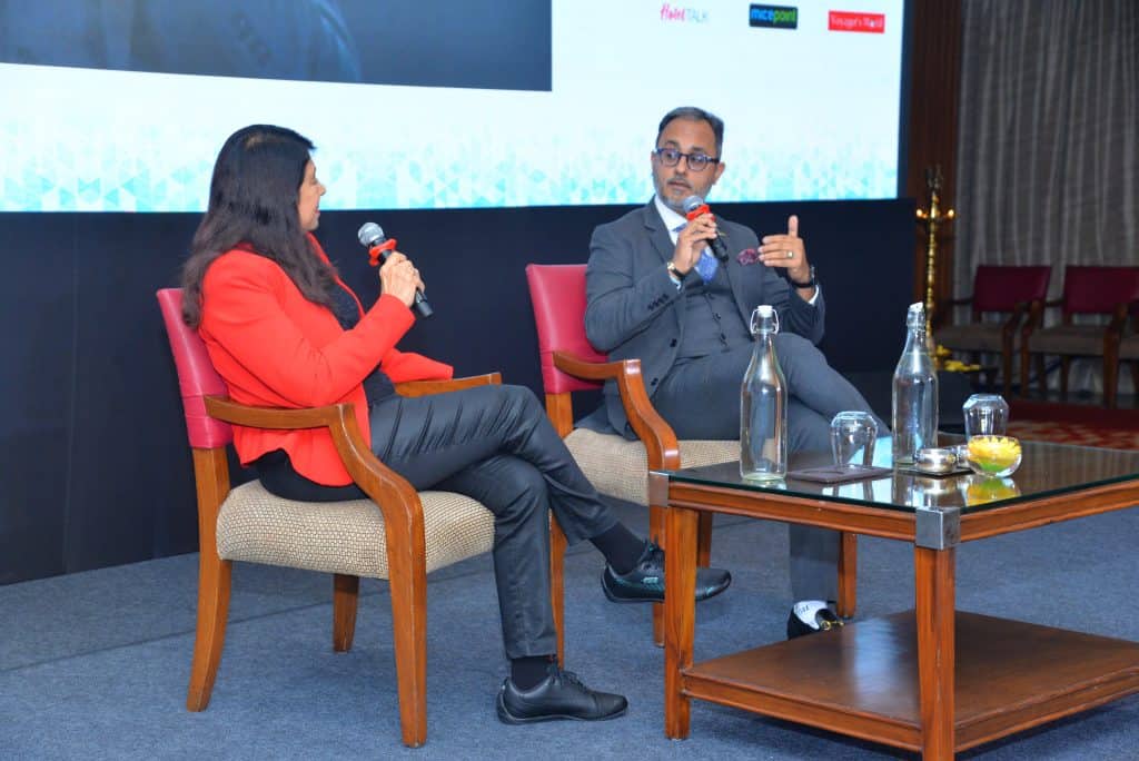 HSMAI Nikhil Sharma, MD and ASVP South Asia, Radisson Hotel Group with Kamal Gill Executive Editor Today's Traveller
