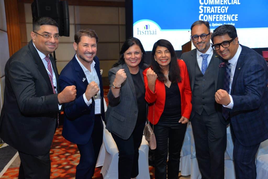 High spirits and camaraderie at the HSMAI gathering!