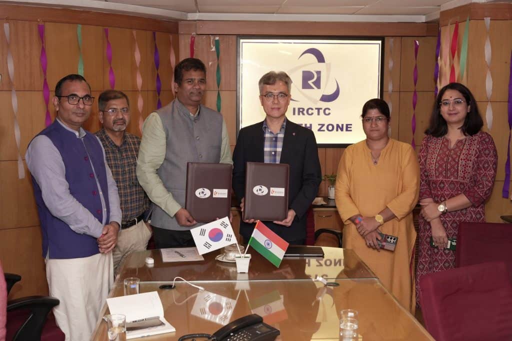 Korea Tourism Organization India signs MoU with IRCTC South Zone 1 Korea Tourism Organization India signs MoU with IRCTC South Zone