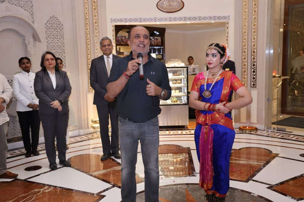 Arjun Sharma (Chairman, Select Group) addressing at the event, Heritage Village Resort & Spa, Manesar