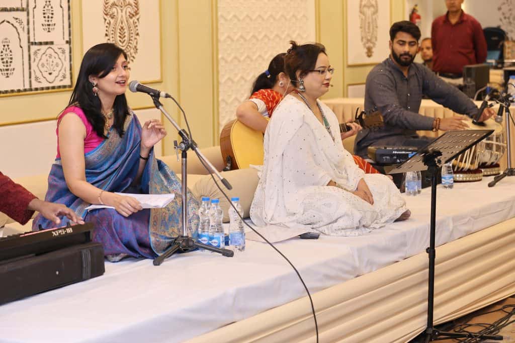 Dastaangoi recital at the event, Heritage Village Resort & Spa, Manesar