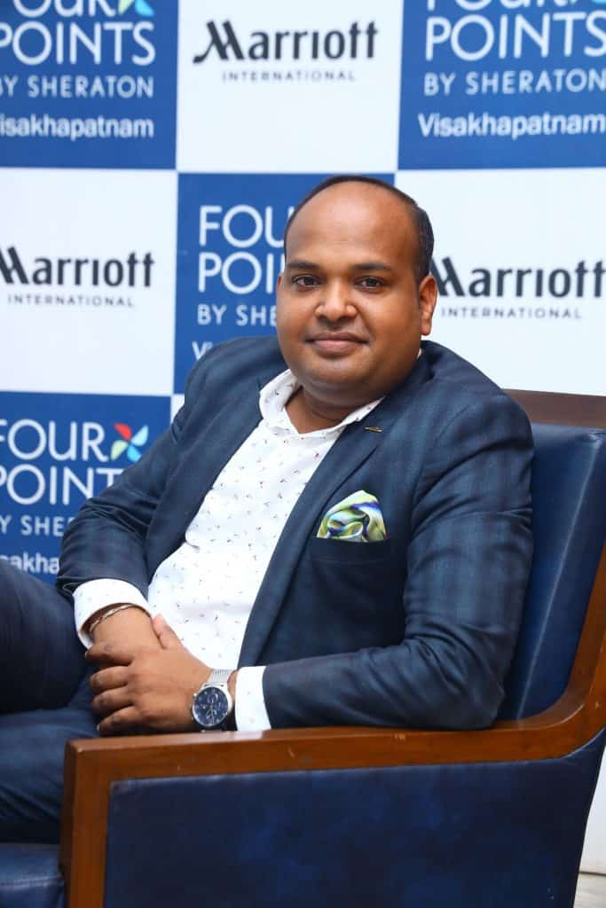 Dinesh Prasad Jena promoted to F&B Manager at Four Points by Sheraton, Visakhapatnam 1 Dinesh Prasad Jena, F&B Manager, Four Points by Sheraton, Visakhapatnam