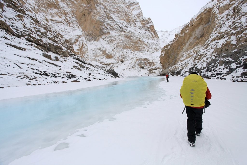 The Chadar Trek: 8 epic days of walking on a frozen wonder in Ladakh's chilling winter! 6 A challenging Trek on the frozen River Zanskar via Wikimedia Commons