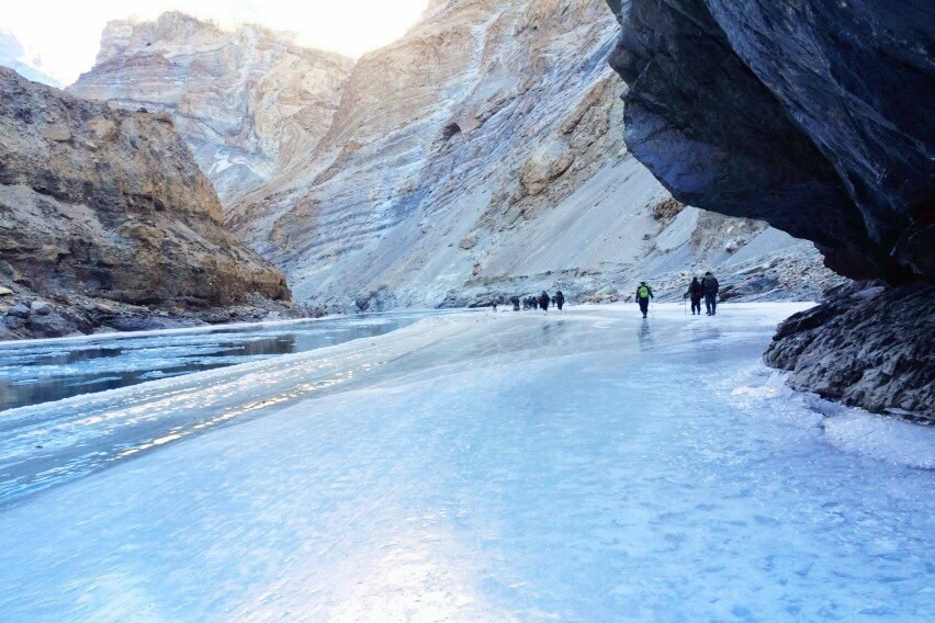 The Chadar Trek: 8 epic days of walking on a frozen wonder in Ladakh's chilling winter! 2 The Chadar Trek ( source: Wikimedia Commons )