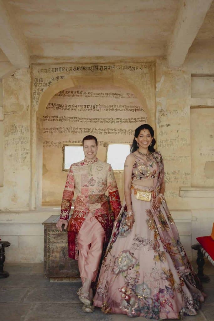 Divya Vithika Wedding Planners Reveal 2025's Top Wedding Trends: A New Era of Celebrations 9 Bride and Groom wear trends will range from the vibrant to the refined. Image courtesy: Divya Vithika Wedding Planners