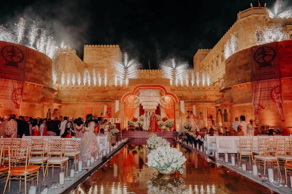 Dazzling Luxury Indian Weddings in 2025: ₹1 Crore Lehengas, super Michelin-Starred Feasts & More 9 Weddings in 2025 are about translating a couple’s vision into a fully immersive and unique experience. Image courtesy: ESL Events