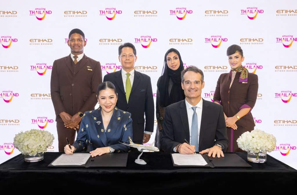 Etihad Airways signs Memorandum of Co-operation with the Tourism Authority of Thailand 1 Etihad Airways signs Memorandum of Cooperation with the Tourism Authority of Thailand