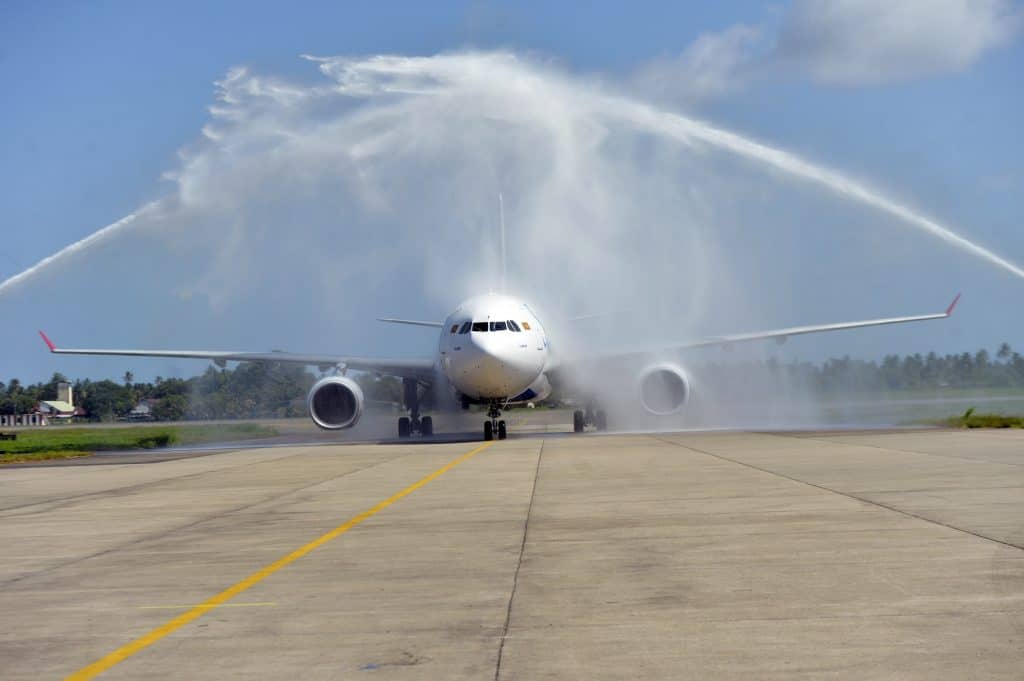 SriLankan Airlines’ first wide-body aircraft in 7 years touches down at BIA 1 SriLankan Airlines’ first wide-body aircraft in 7 years touches down at BIA