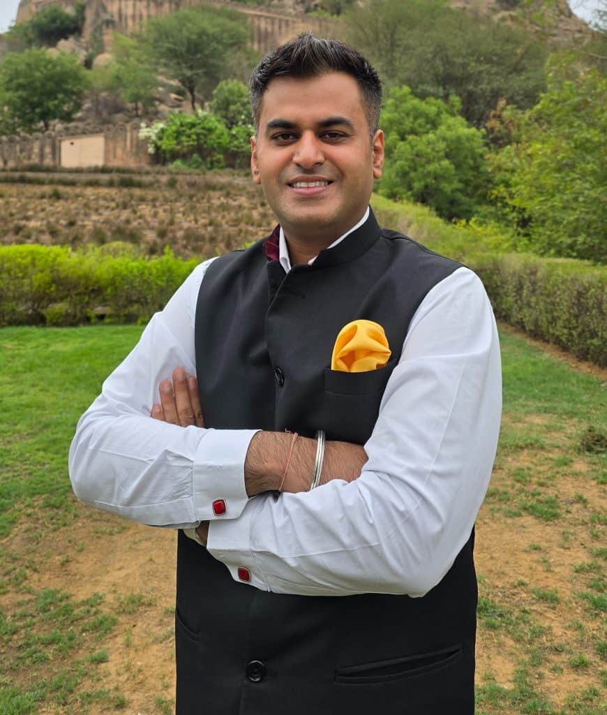 Eklavya Kalra, Associate Director of Sales, Alila Fort Bishangarh