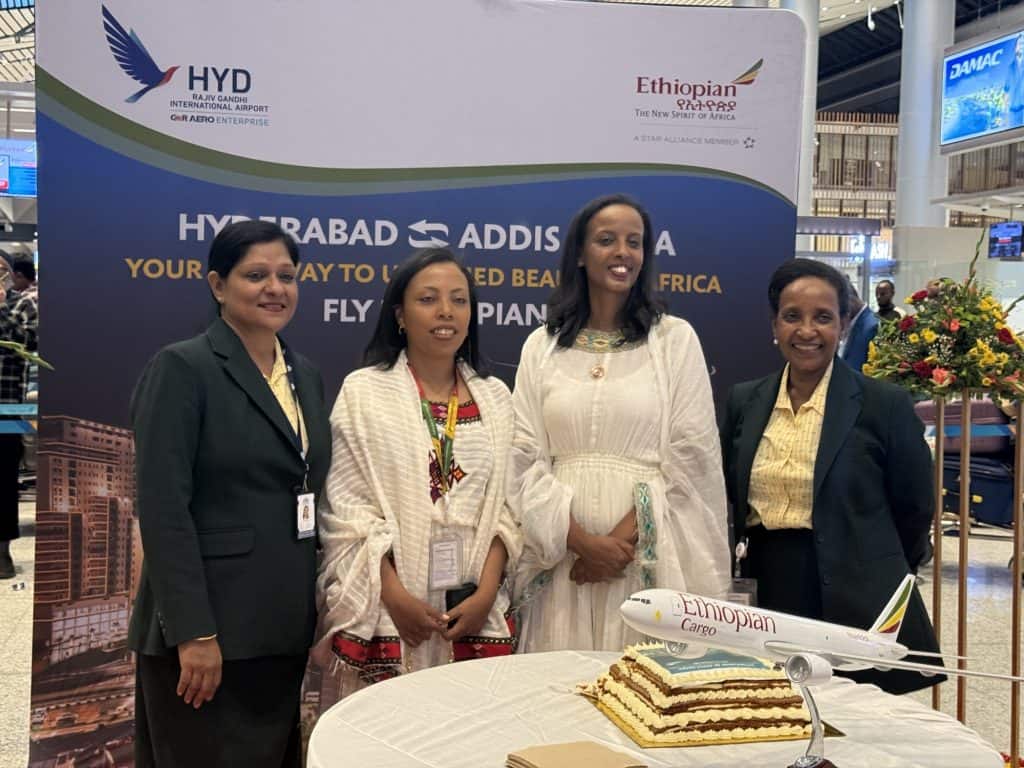 Ethiopian Airlines strengthens India Network with the launch of Hyderabad Route 3 Ethiopian Airlines strengthens India Network with the launch of Hyderabad Route