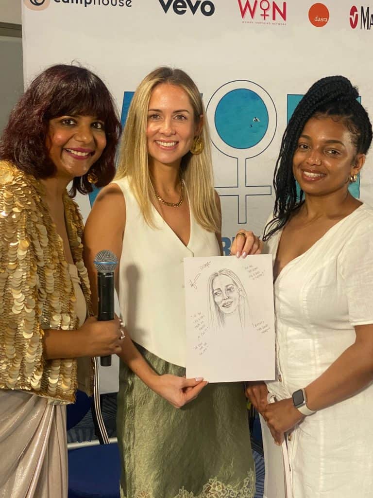 WIN curates creative exchange to amplify vibrant voices at #WINLounge, Cannes 2025 3 Stuti Jalan, Bridget Evans and Nadia