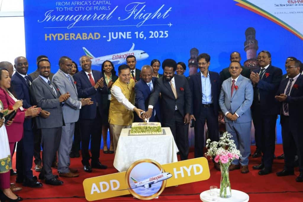 Ethiopian Airlines strengthens India Network with the launch of Hyderabad Route 1 Ethiopian Airlines strengthens India Network with the launch of Hyderabad Route