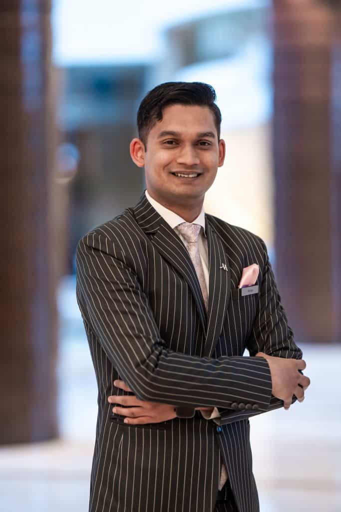 Arnav Chattopadhyay, Front Office Manager, Bengaluru Marriott Hotel Whitefield