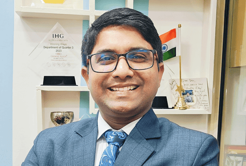 Devendra Kumar as new HR Director Crowne Plaza Today Okhla