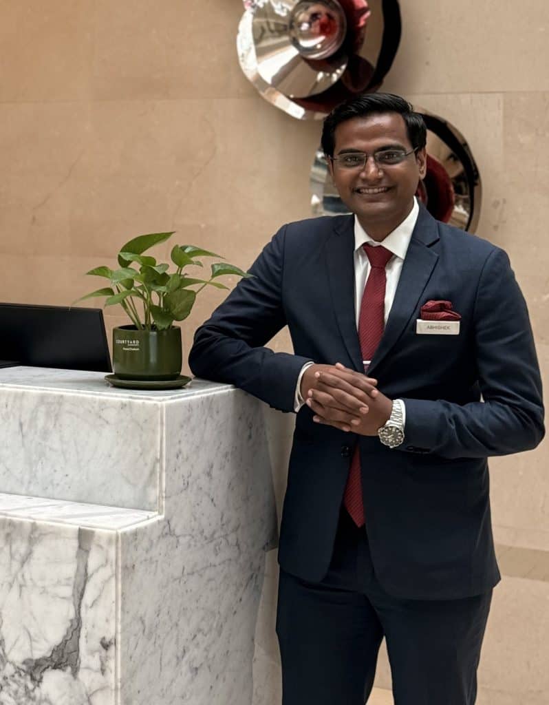 Abhishek Sawant, Front Office Manager, Courtyard by Marriott, Pune Chakan