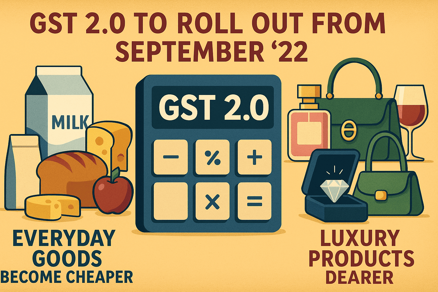 GST 2.0 streamlines business processes while cutting taxes on essentials, healthcare, education, and household appliances.
