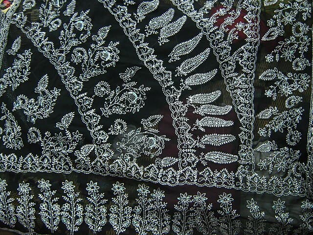 Caring for Chikankari requires gentleness: light hand washing, careful ironing, and storage away from harsh light to maintain its signature softness. Image courtesy: Wikimedia commons