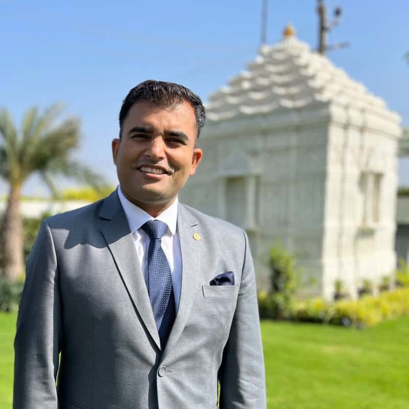 Kanhaiya Jha, General Manager, Vivanta and Ginger, Ekta Nagar