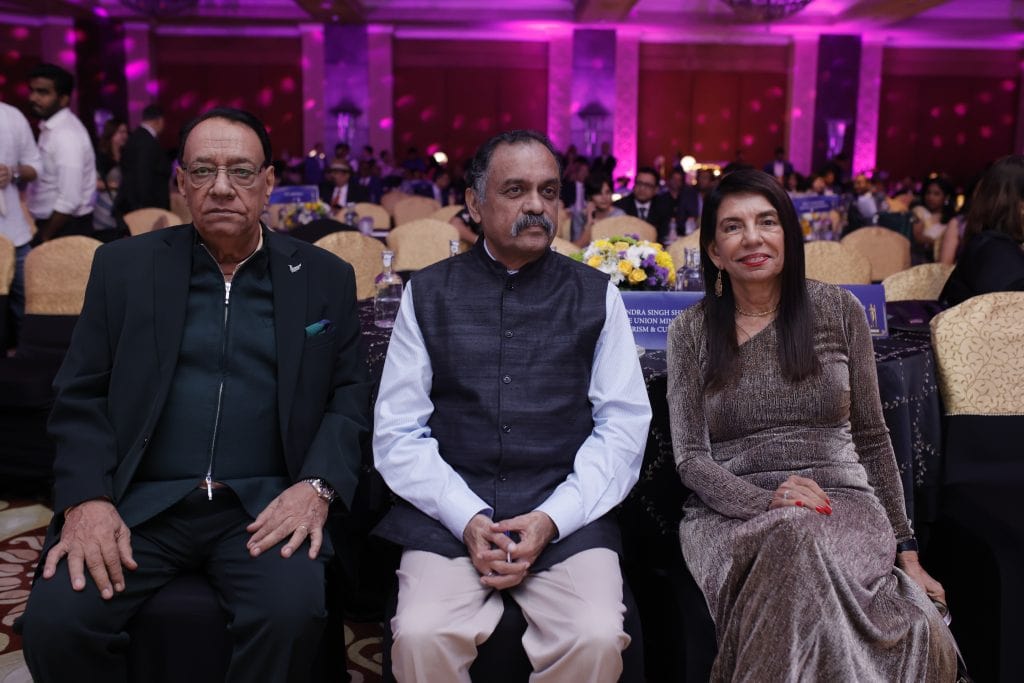 Today's Traveller Awards: From left to right: Kewal Gill, Chairman, Today’s Traveller; Shri Rajendra Menon, Chairperson of the Armed Forces Tribunal and Former Chief Justice of Delhi and Patna High Court; and Kamal Gill, Executive Editor, Today’s Traveller.
