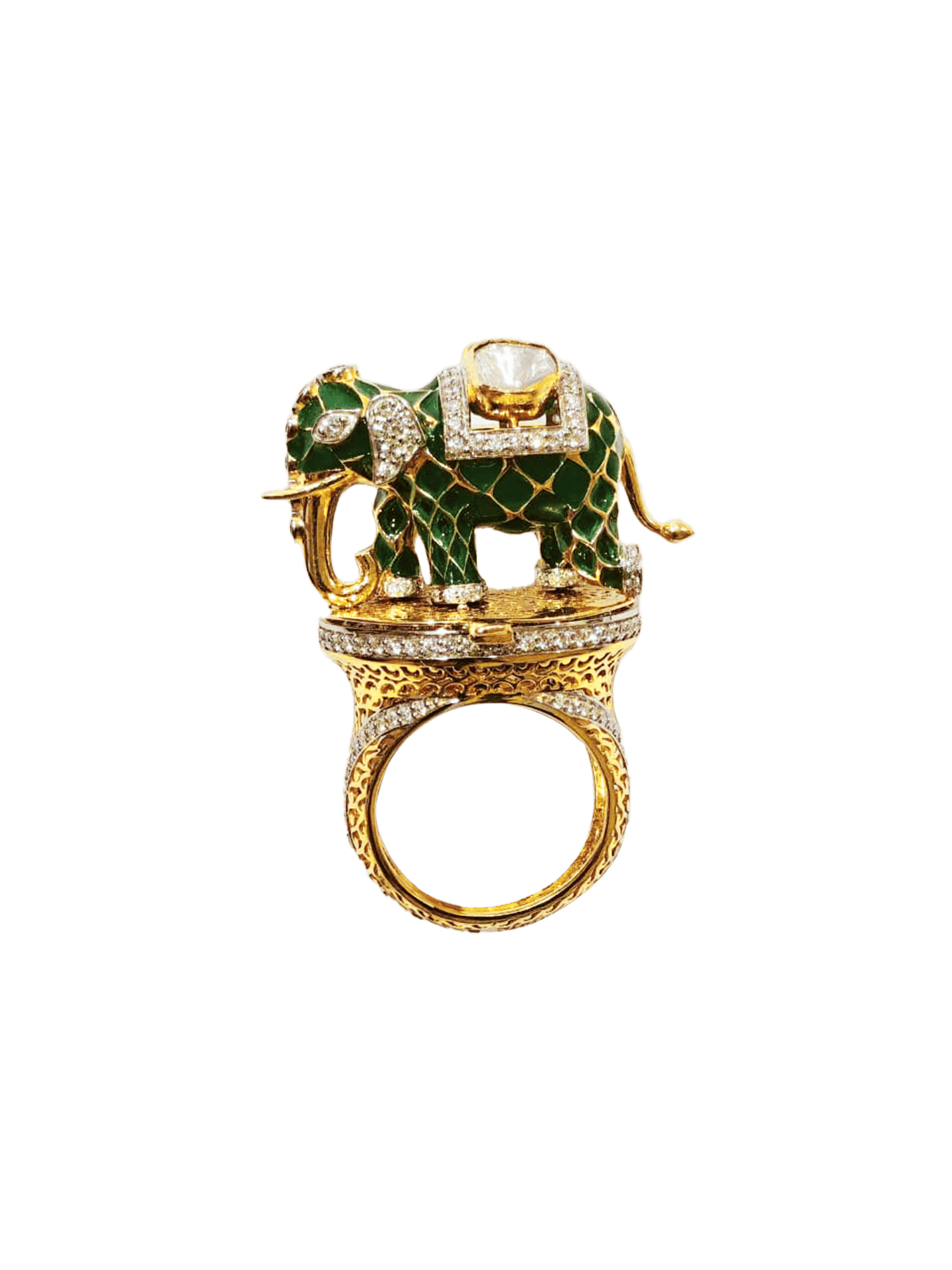 the Majestic Elephant Ring Watch occupies a niche between haute jewellery and limited-edition horology