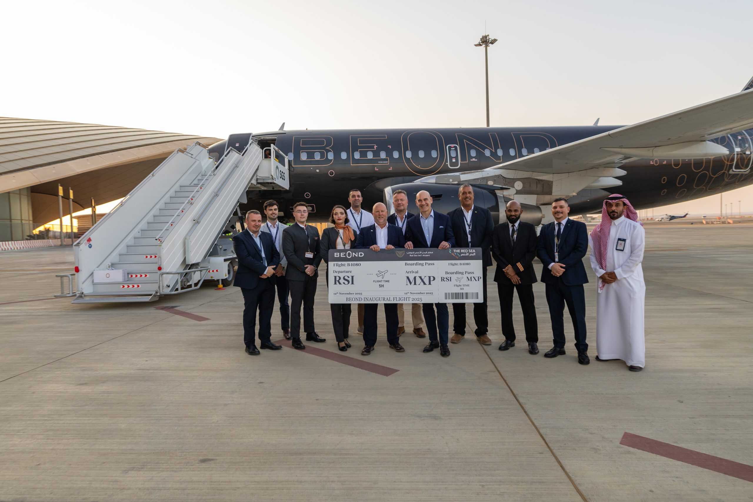 Red Sea Global celebrates Europe’s first direct arrival at Red Sea International Airport