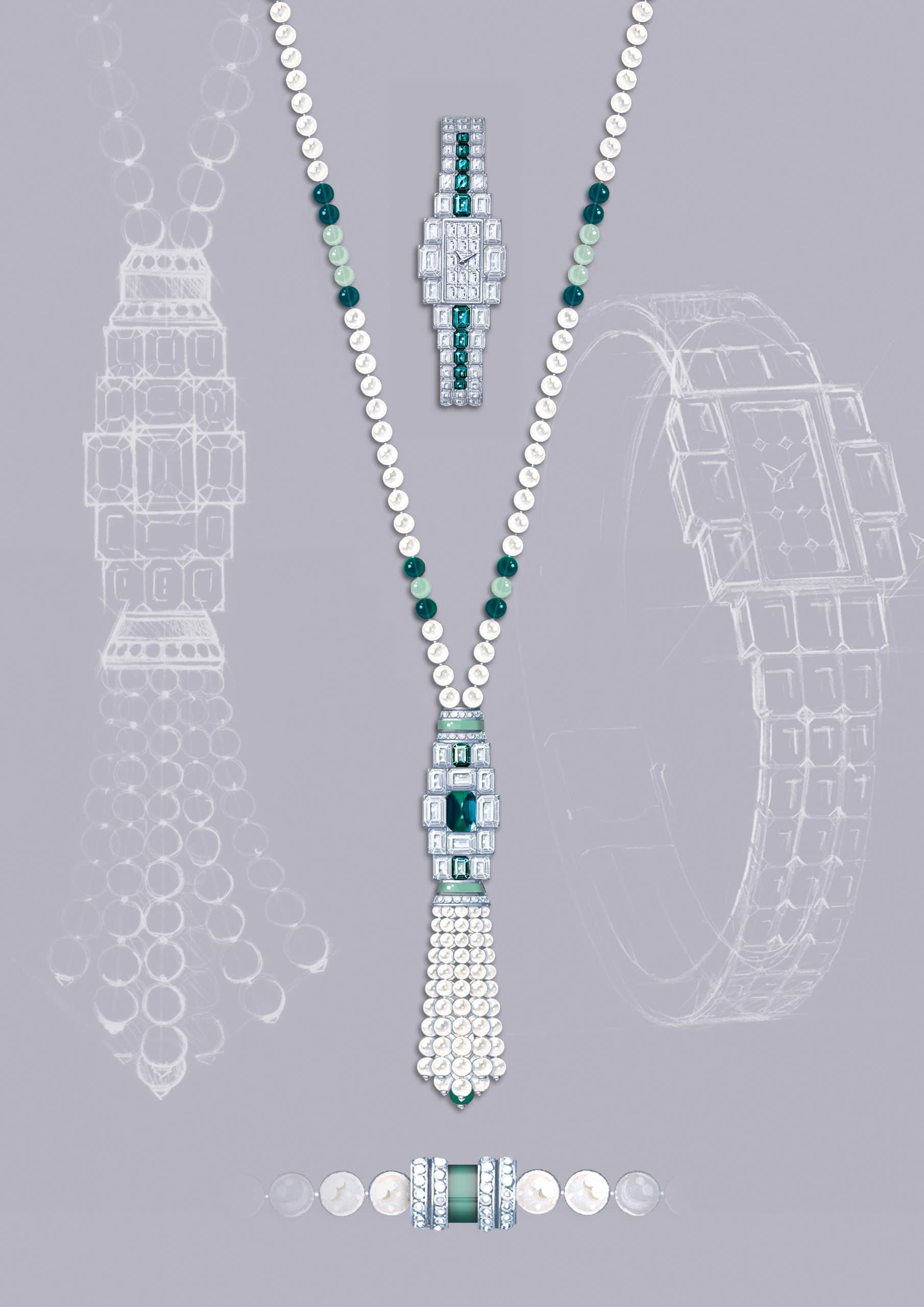 The new pieces reinterpret the spirit of Art Deco through a modern lens.