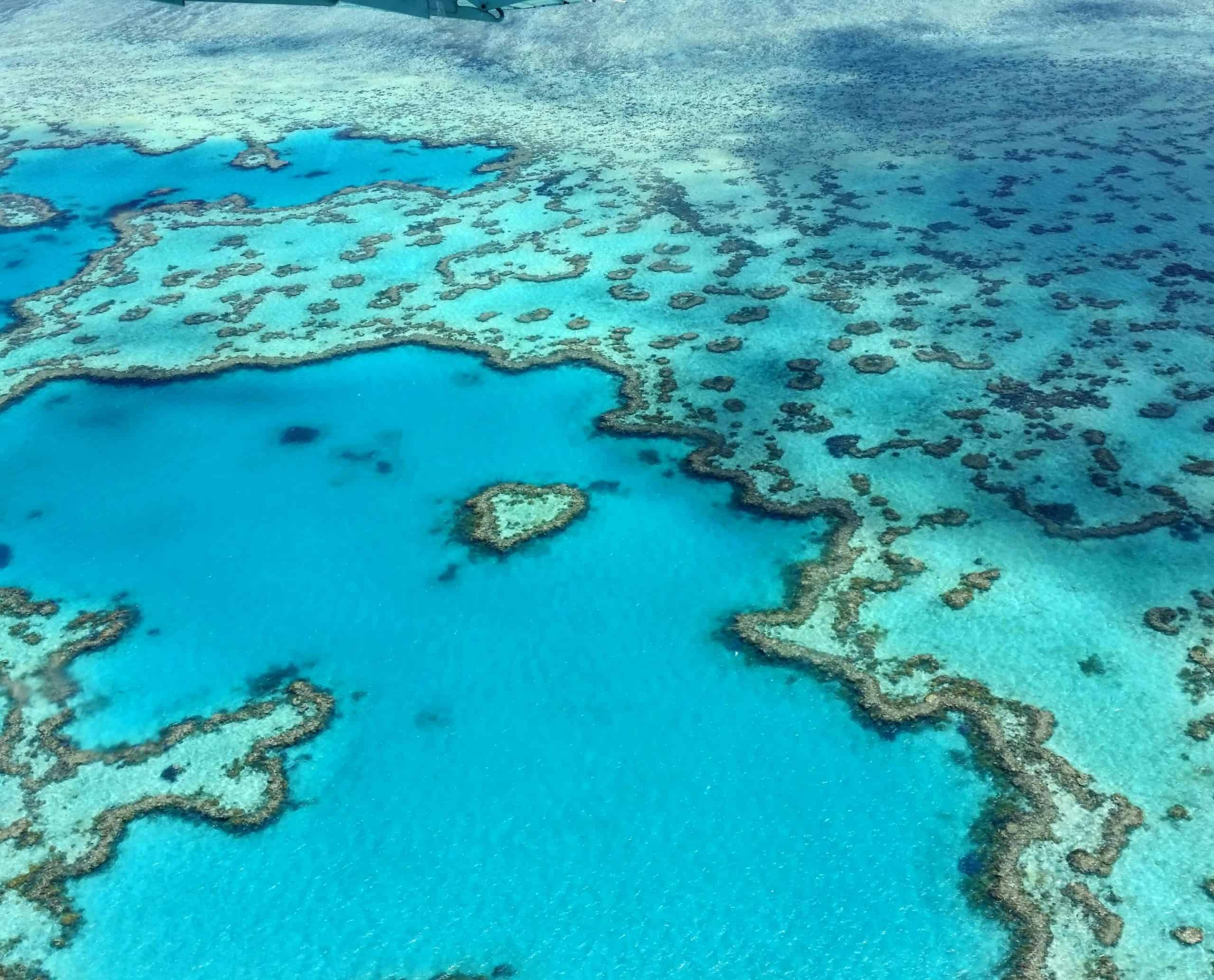 Ariel view of the Great Barrier Reef. Courtesy: Anna-Lena Niesen, Pexels