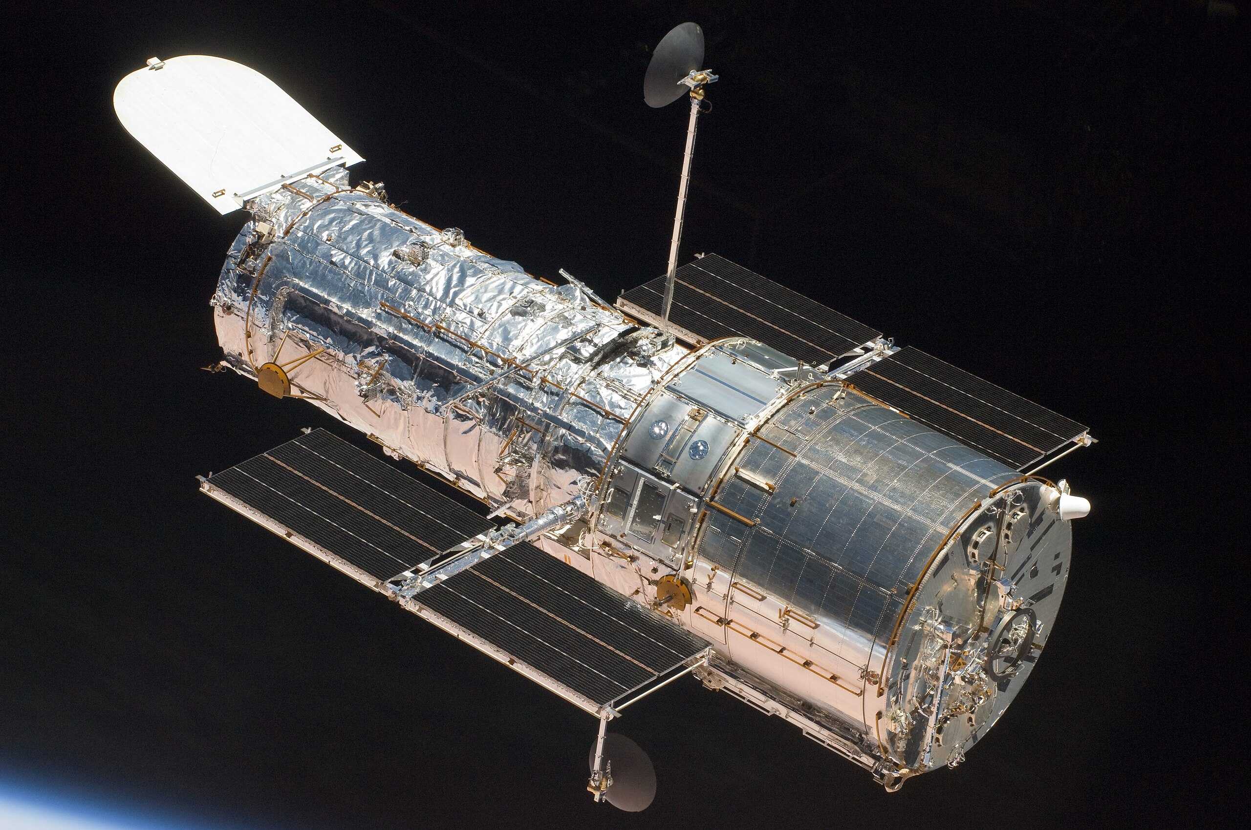 The Hubble Space Telescope. Courtesy: Wikimedia Commons
