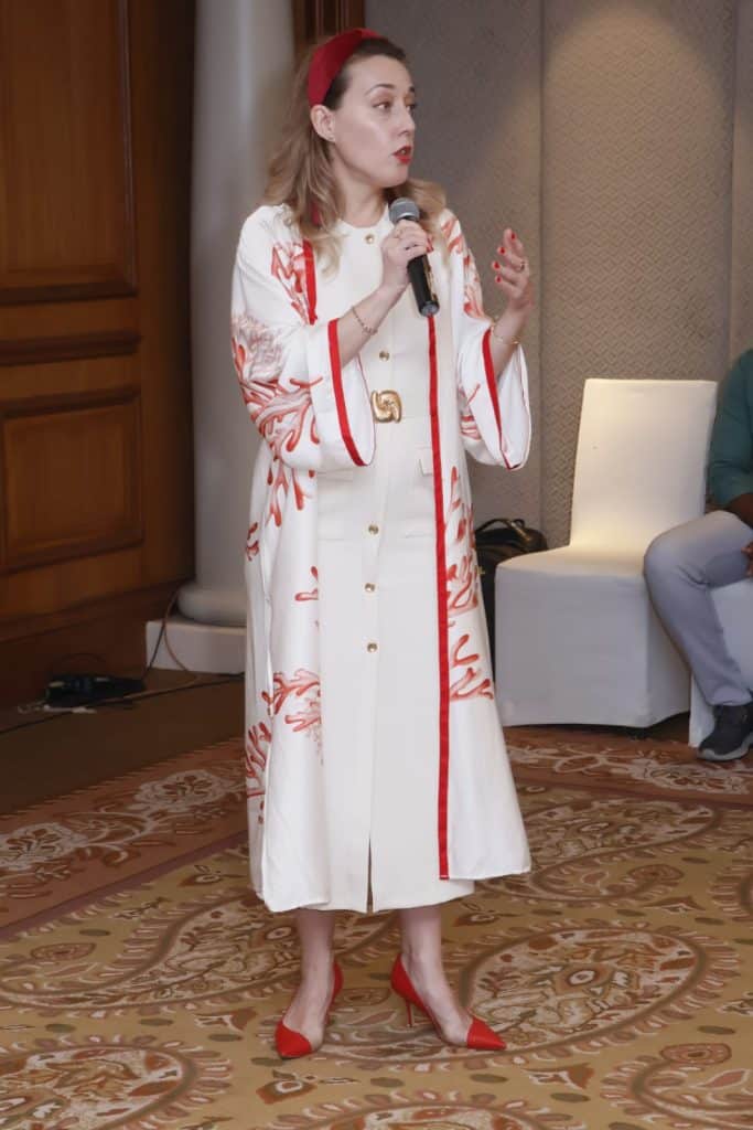 The Moscow City Tourism Committee representatives address the Corporate MICE Leaders