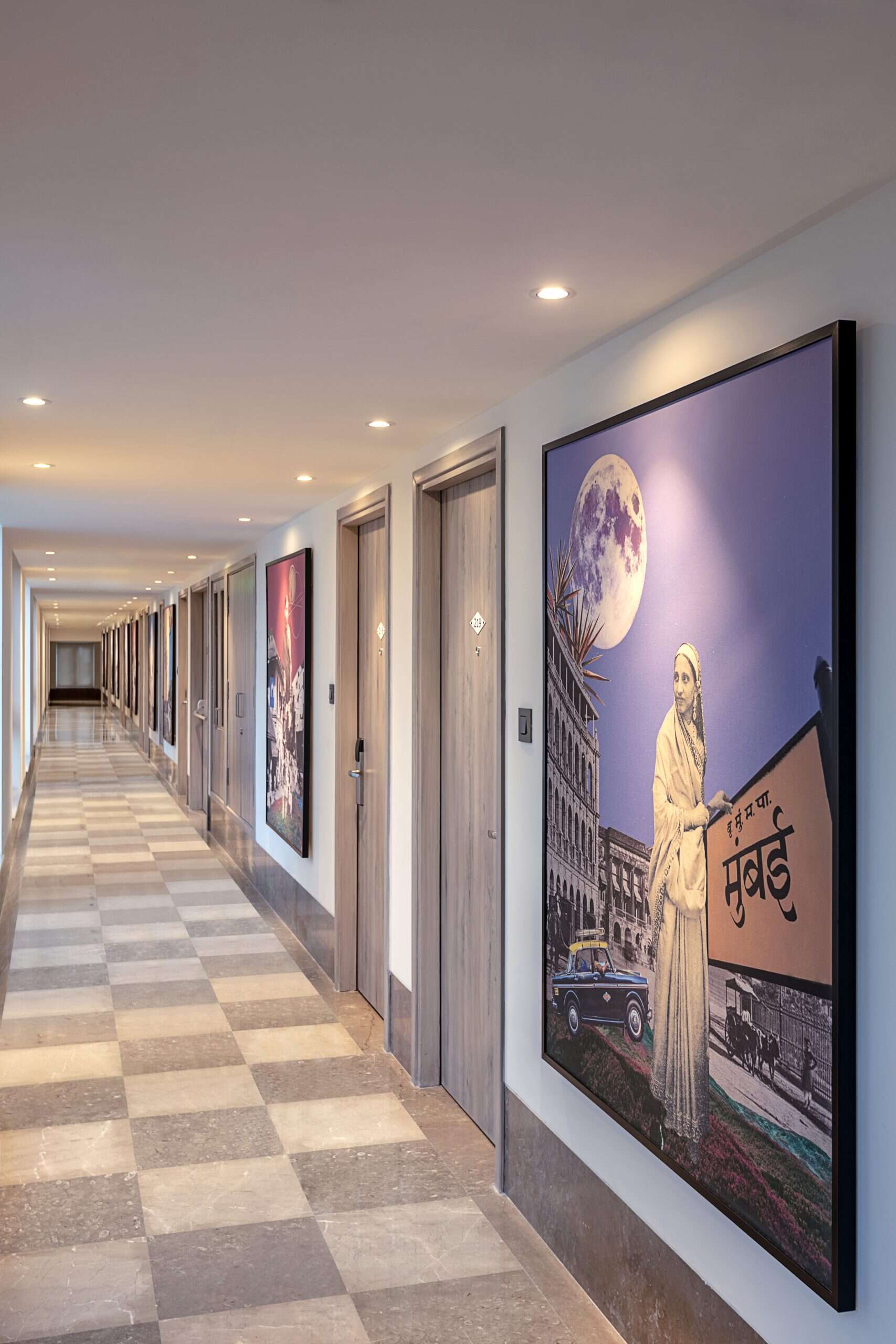 Corridor Lighting, Lemon Tree Hotel