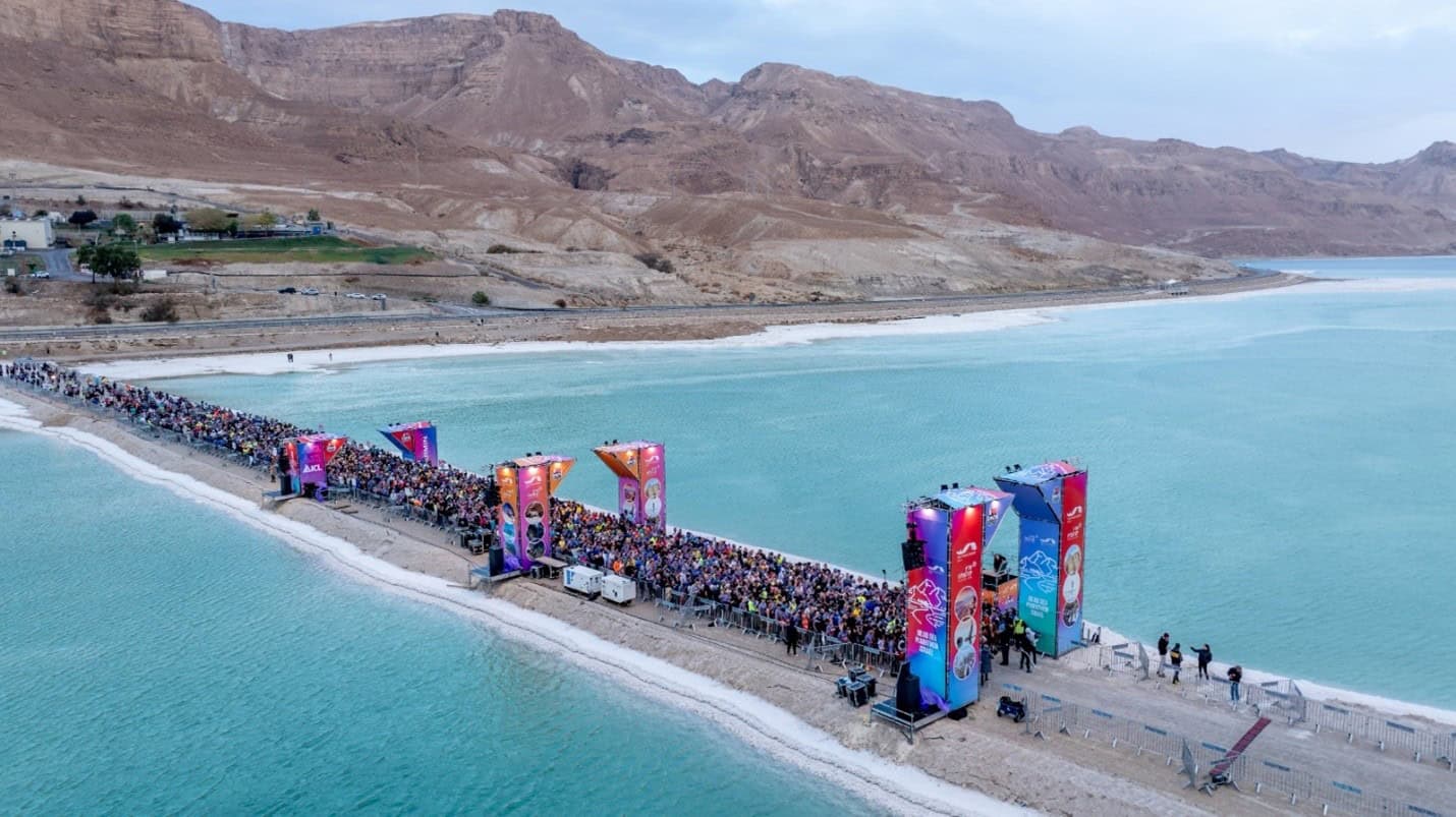 The 2026 Dead Sea Land Marathon reaches capacity, hosting 8,000 runners across six distances