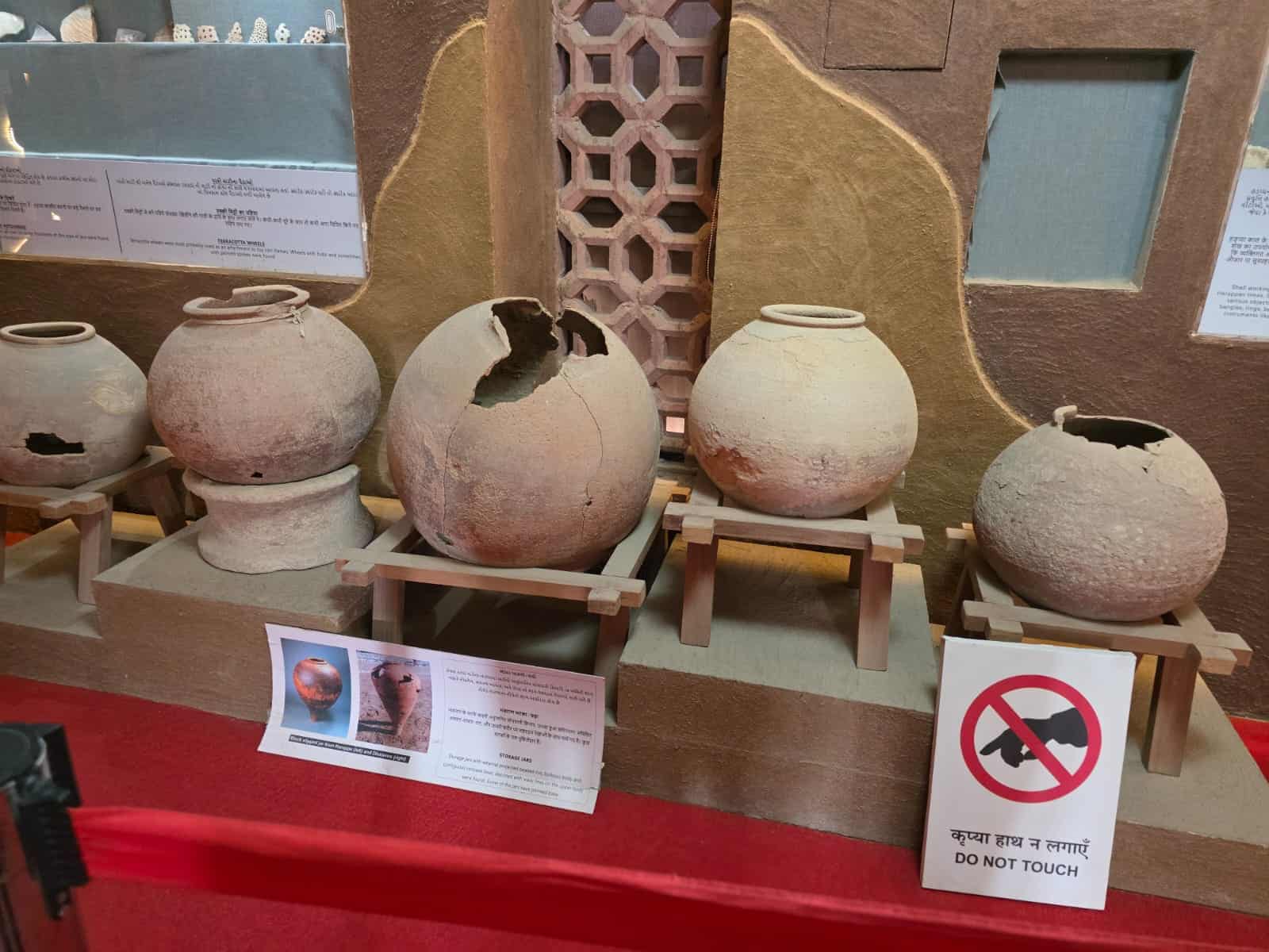 Ancient storage vessels revealing everyday life in Harappan Dholavira.