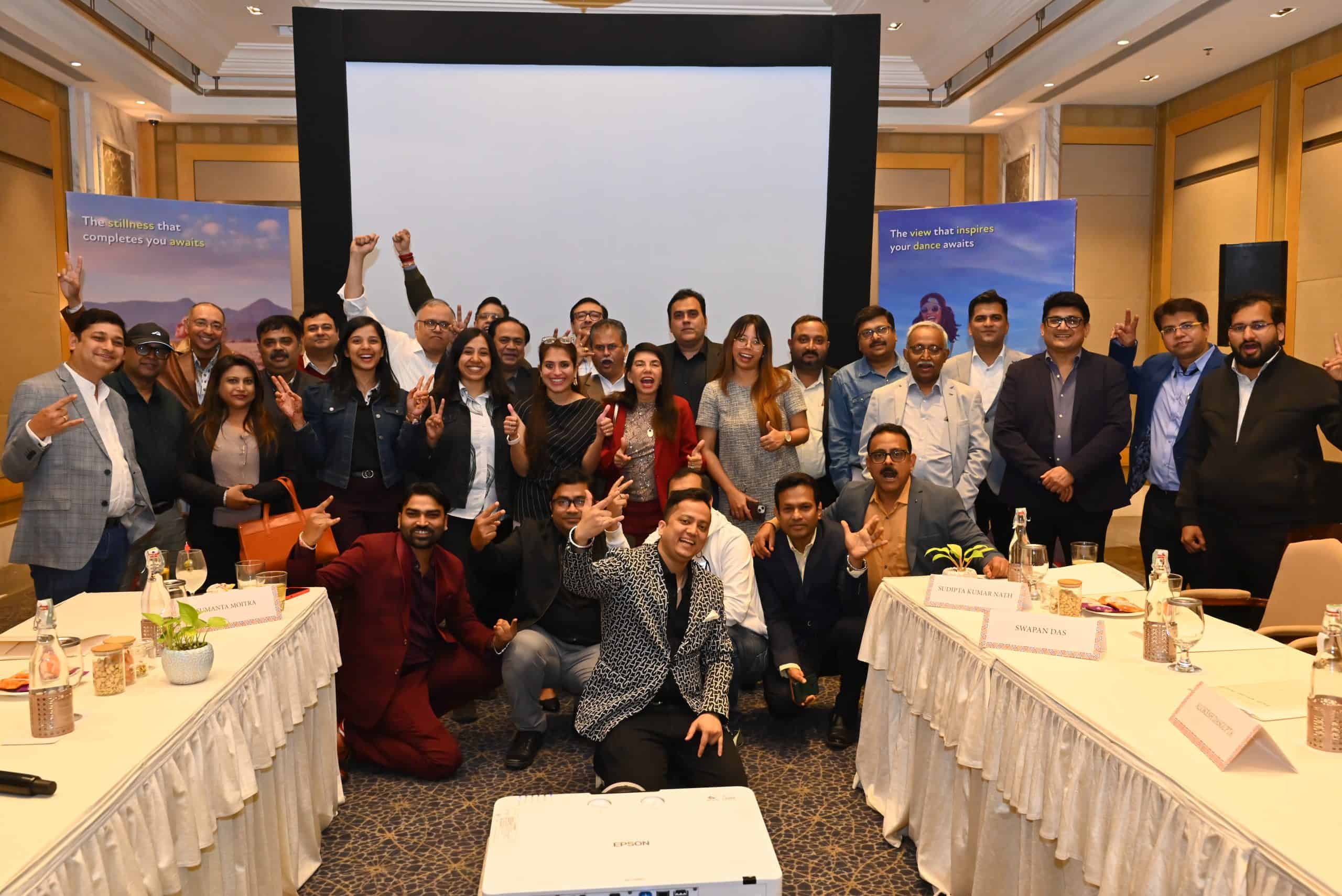 Delegates pose for a group photo at South African Tourism’s Corporate Think Tank session in Kolkata