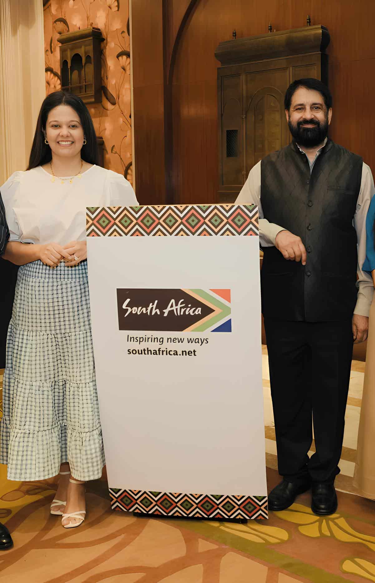 L-R: Mitalee Karmarkar, Marketing and Communications Manager (MEISEA) and H.E. Prof Anil Sooklal, Head of Mission, South African High Commission