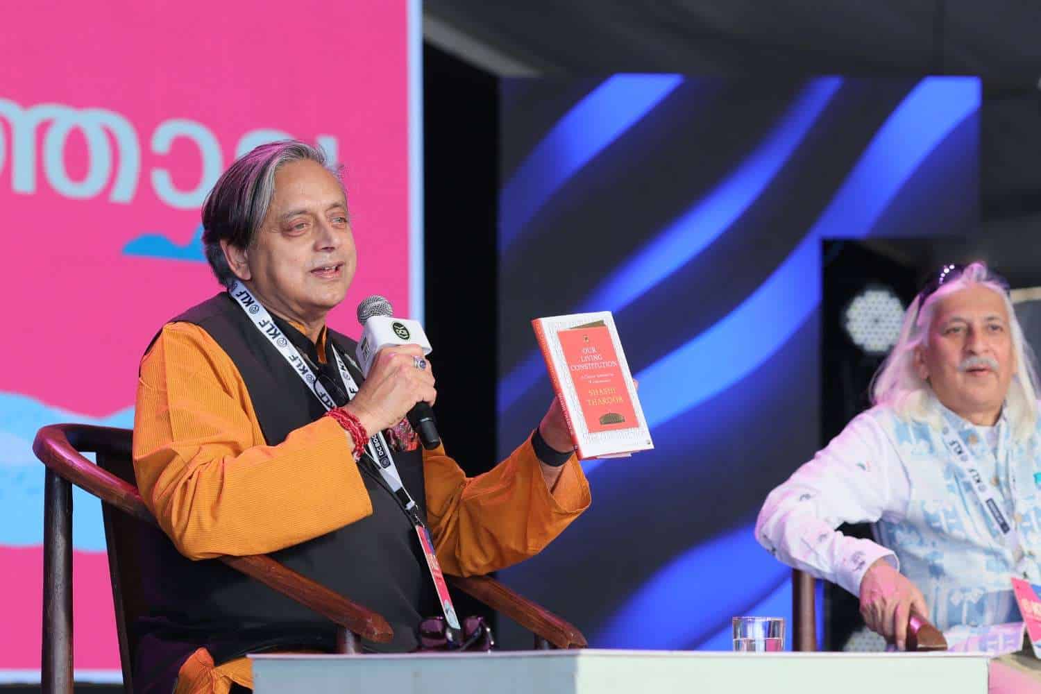 Dr Shashi Tharoor was a major presence at the festival