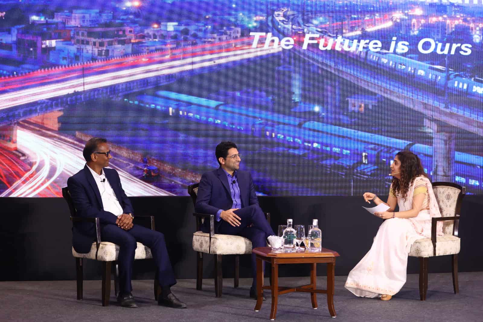 Luxury experiential travel took centre stage during “Tents and Villas,” featuring Vishnu Patel, Chairman of the Board, Praveg and Dhimaan Shah, Founder, Isprava & Lohono, moderated by Natasha Mehta, Vice President, Guest Services, The Oberoi Group.
