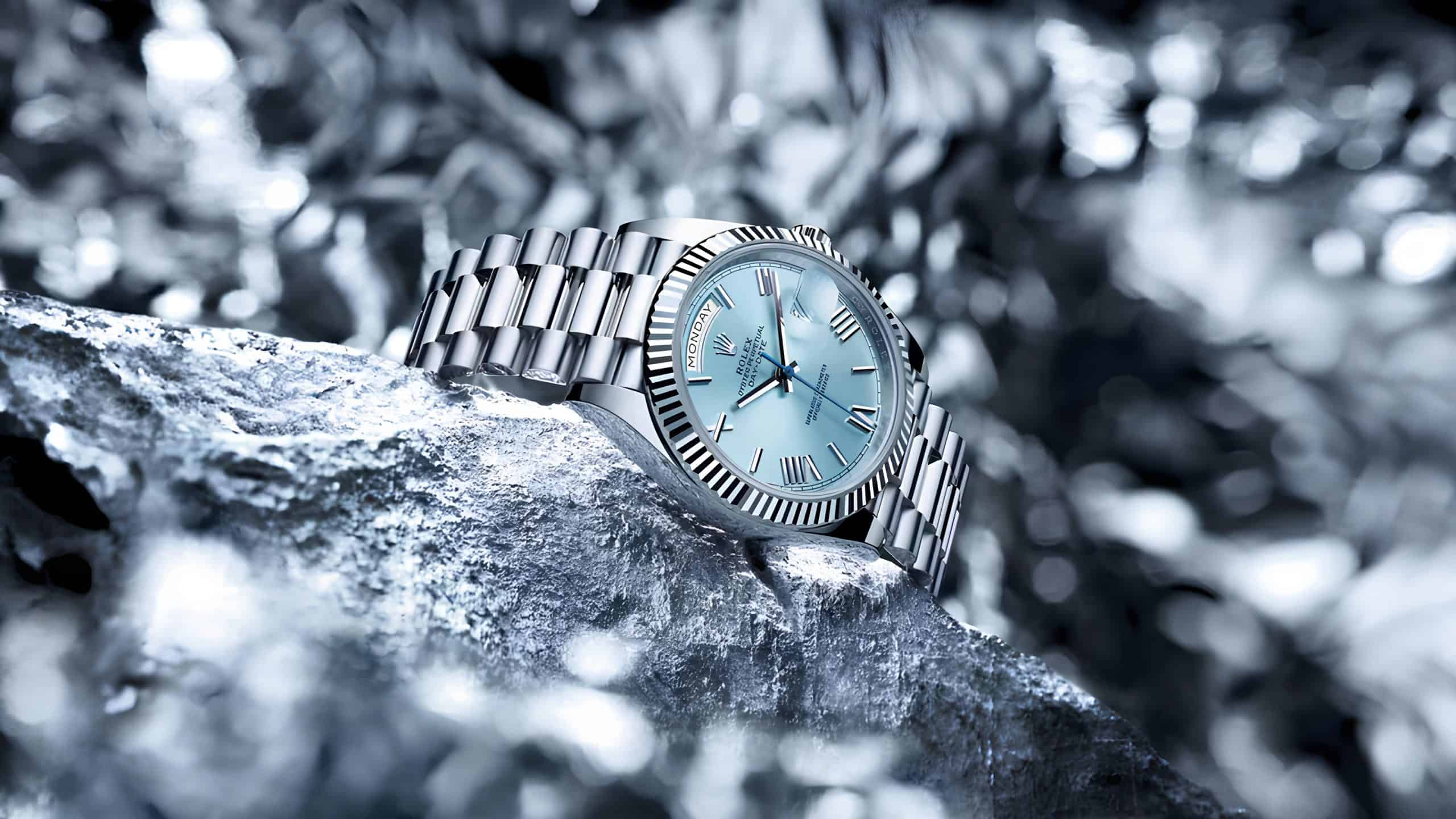 The Platinum Rolex Day-Date 40. Image Courtesy: Rolex